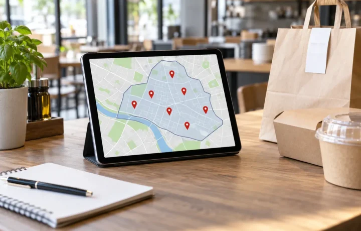 Como definir a área de entrega do seu restaurante